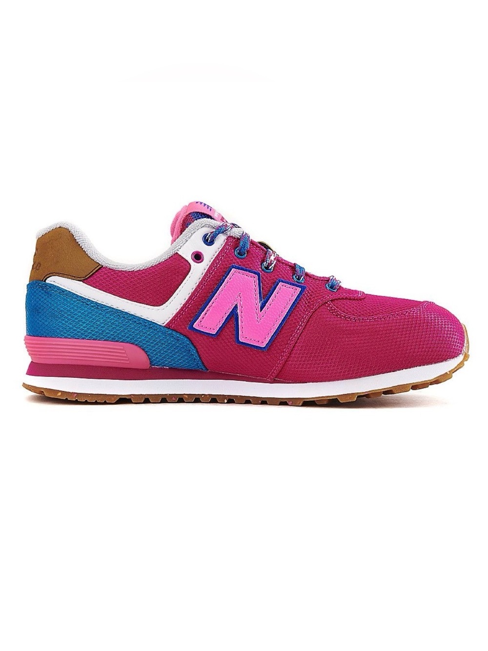 New Balance 574 Weekend Expedition Sneakers in Hot Pink